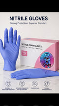 Pop N Scrubs Nitrile Exam Gloves – 100 Count