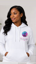 Pop N Scrubs Signature Logo Hoodie – White