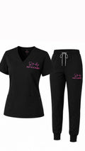 Pop N Scrubs Signature Scrub Set – Black