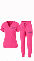 Pop N Scrubs Signature Scrub Set – Pink