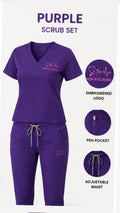 Pop N Scrubs Signature Scrub Set – Purple