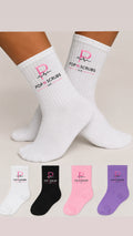 Pop N Scrubs Signature Crew Socks