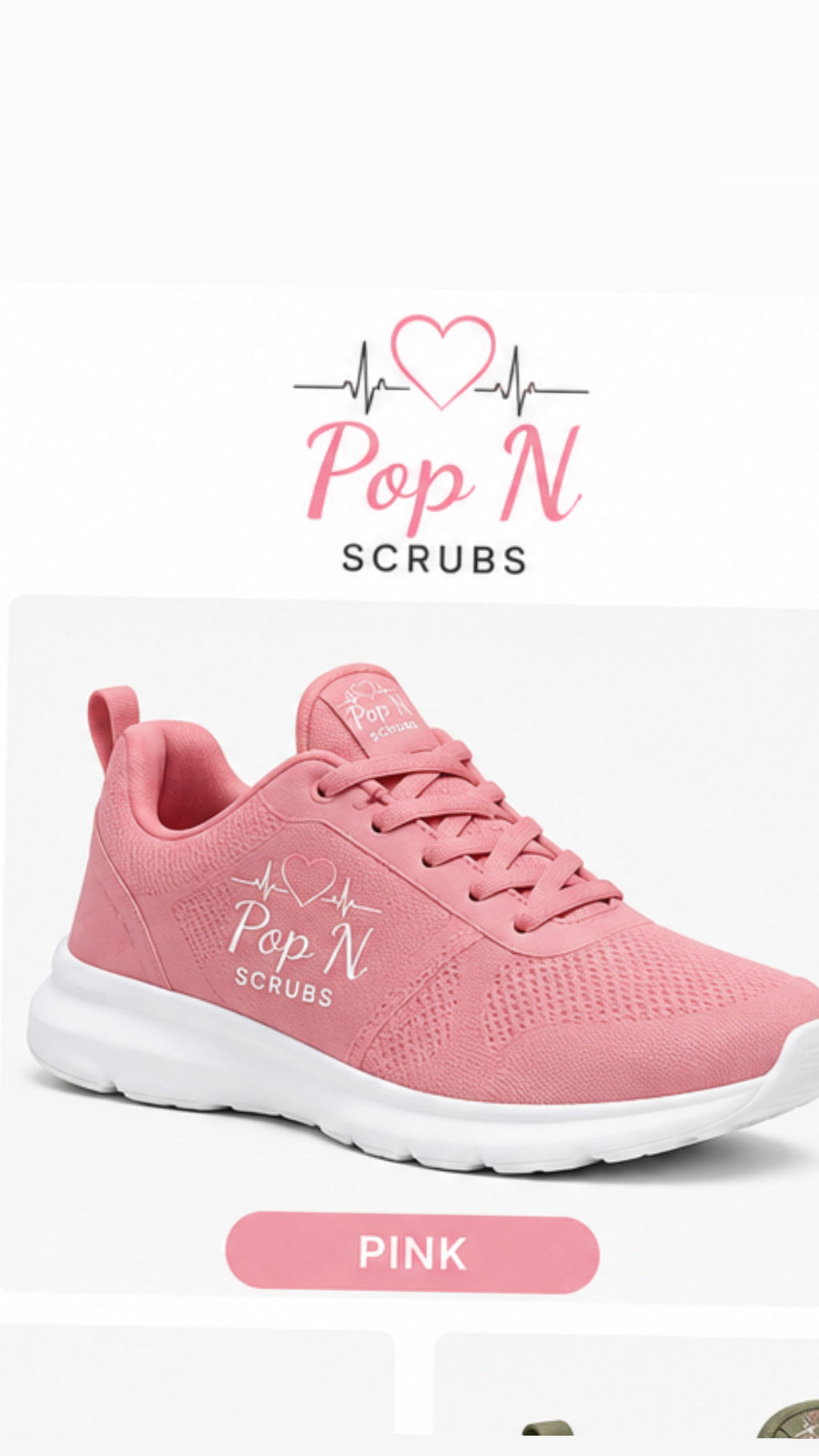 Pop N Scrubs™ Comfort Nurse Sneakers