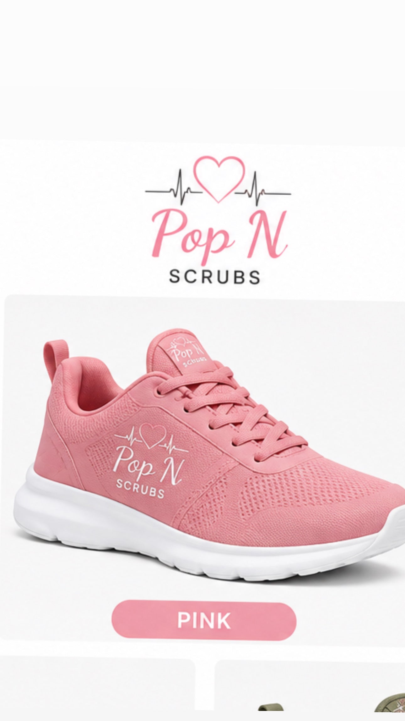 Pop N Scrubs™ Comfort Nurse Sneakers